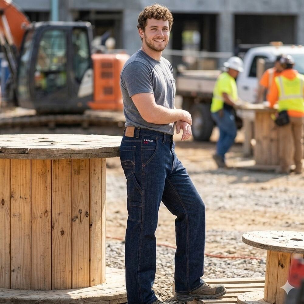 NWT LAPCO FR Modern Carpenter Flame Resistant Work Jeans Size 34x32